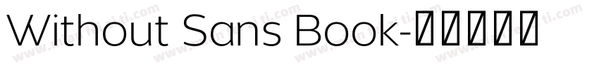 Without Sans Book字体转换